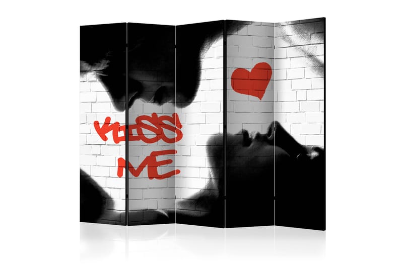 Rumdeler - Kiss me II 225x172 - Artgeist sp. z o. o. - Boligtilbehør - Rumdelere - Foldeskærm