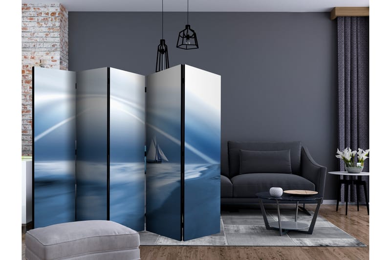 Rumdeler Lonely Sail Drifting II 225x172 cm - Artgeist sp. z o. o. - Boligtilbehør - Rumdelere - Foldeskærm