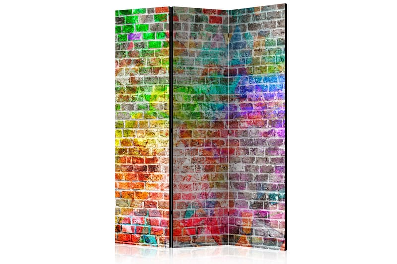 Rumdeler - Rainbow Wall 135x172 - Artgeist sp. z o. o. - Boligtilbehør - Rumdelere - Foldeskærm