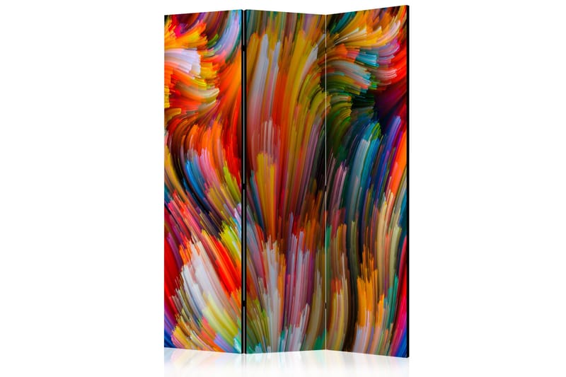 Rumdeler - Rainbow Waves 135x172 - Artgeist sp. z o. o. - Boligtilbehør - Rumdelere - Foldeskærm