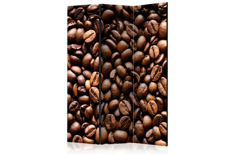 Rumdeler Roasted Coffee Beans 135x172 cm - Artgeist sp. z o. o. - Boligtilbehør - Rumdelere - Foldeskærm