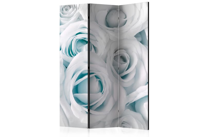 Rumdeler Satin Rose Turquoise 135x172 cm - Artgeist sp. z o. o. - Boligtilbehør - Rumdelere - Foldeskærm