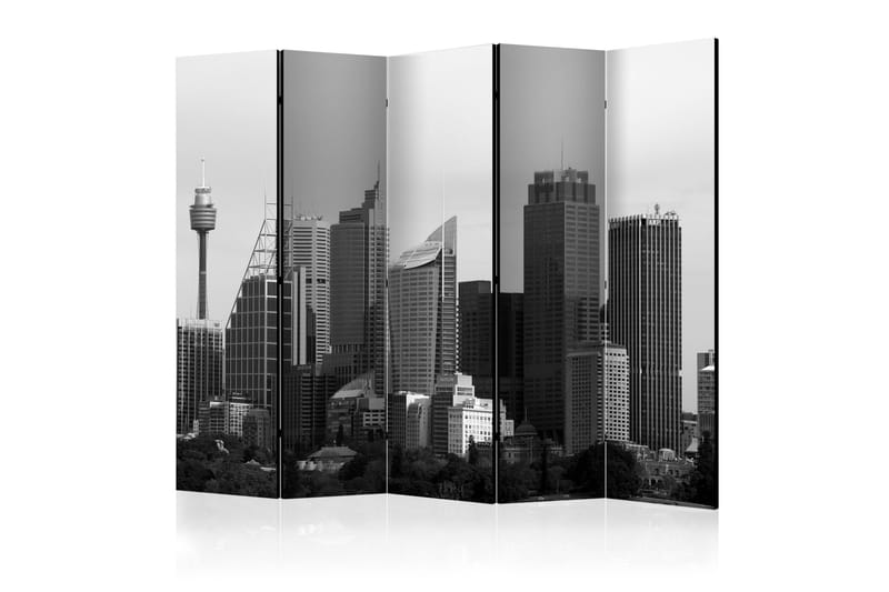 Rumdeler Skyscrapers in Sydney II 225x172 cm - Artgeist sp. z o. o. - Boligtilbehør - Rumdelere - Foldeskærm