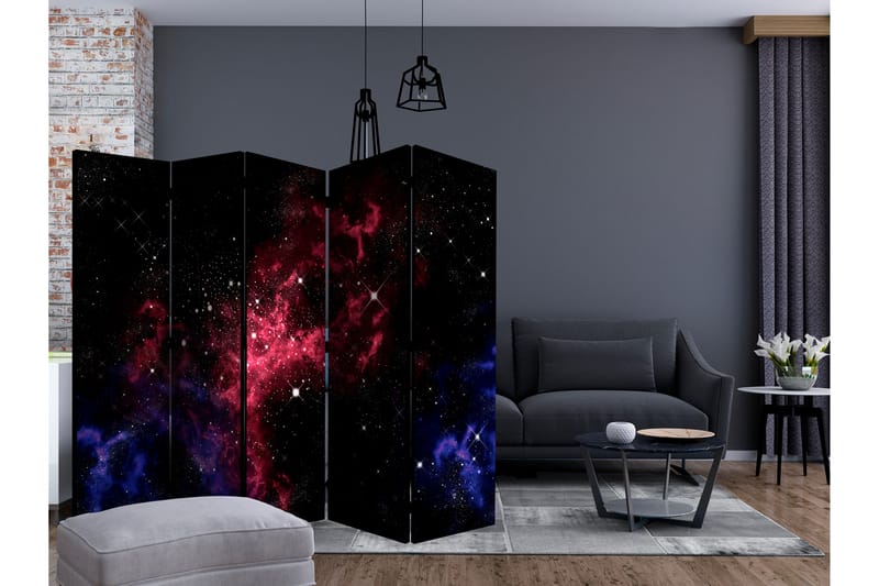 Rumdeler Space - Stars II 225x172 cm - Artgeist sp. z o. o. - Boligtilbehør - Rumdelere - Foldeskærm