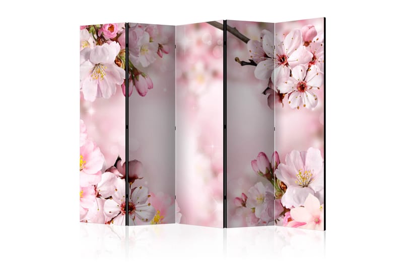 Rumdeler - Spring Cherry Blossom II 225x172 - Artgeist sp. z o. o. - Boligtilbehør - Rumdelere - Foldeskærm