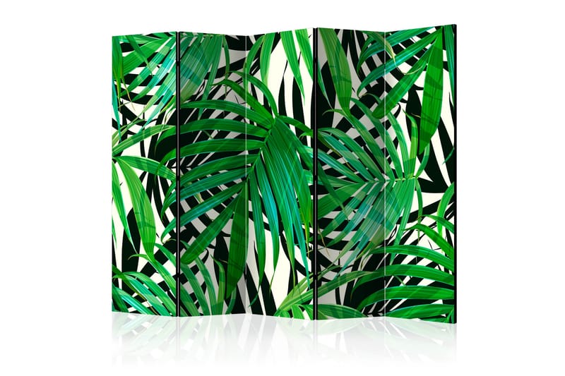 Rumdeler Tropical Leaves II 225x172 cm - Artgeist sp. z o. o. - Boligtilbehør - Rumdelere - Foldeskærm