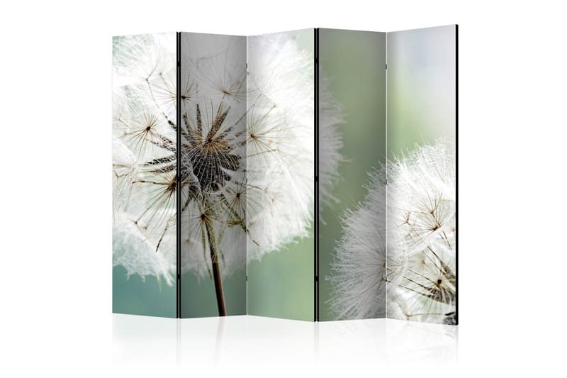 Rumdeler - Two dandelions II 225x172 - Artgeist sp. z o. o. - Boligtilbehør - Rumdelere - Foldeskærm