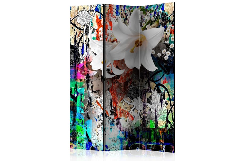 Rumdeler - Urban Lily 135x172 - Artgeist sp. z o. o. - Boligtilbehør - Rumdelere - Foldeskærm