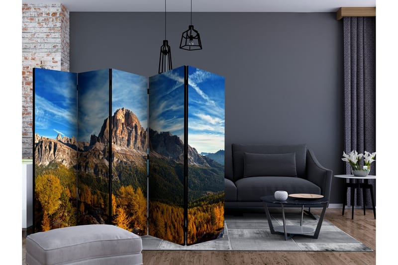 Rumdeler - Panoramic view of Italian Dolomites II 225x172 - Artgeist sp. z o. o. - Boligtilbehør - Rumdelere - Foldeskærm