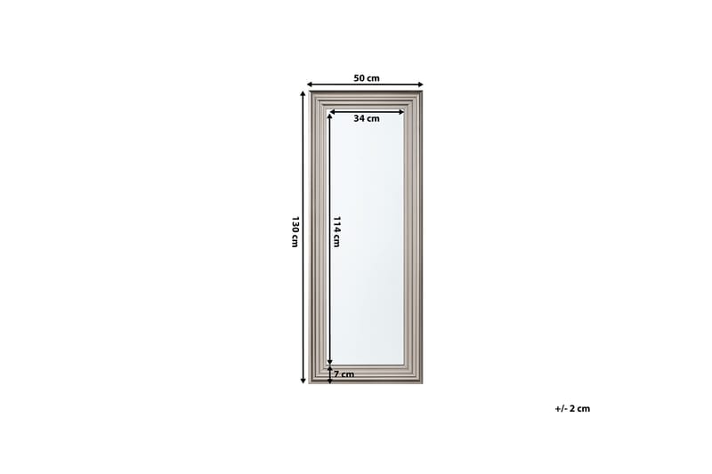Chatain spejl 50 cm - Sølv - Boligtilbehør - Spejle - Vægspejl