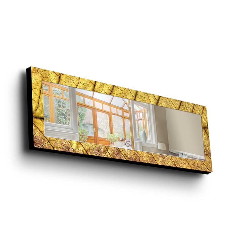 Dekorspejl 40x120 cm - Flerfarvet - Vægspejl - Entréspejl