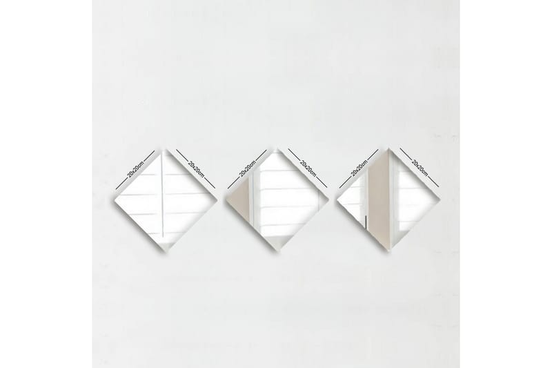 Sarata Spejl - Sølv - Spejl med belysning - Vægspejl - Helkropsspejl - Spejl med hylde - Entréspejl