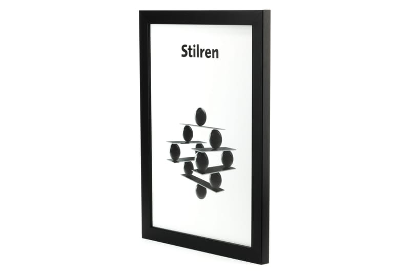 Stilren Fotoramme 50x70 cm - Sort/Plexiglas - Boligtilbehør - Vægdekoration - Rammer - Fotoramme