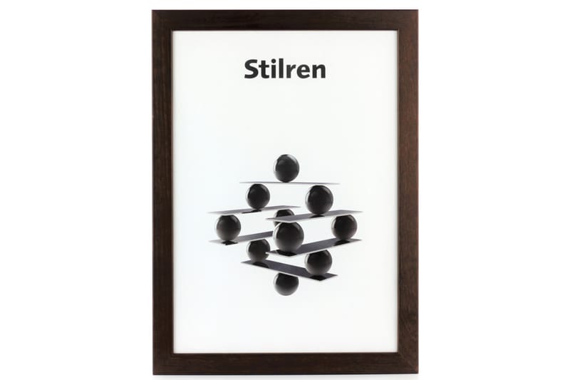 Stilren Fotoramme 50x70 cm - Valnød/Plexiglas - Boligtilbehør - Vægdekoration - Rammer - Fotoramme