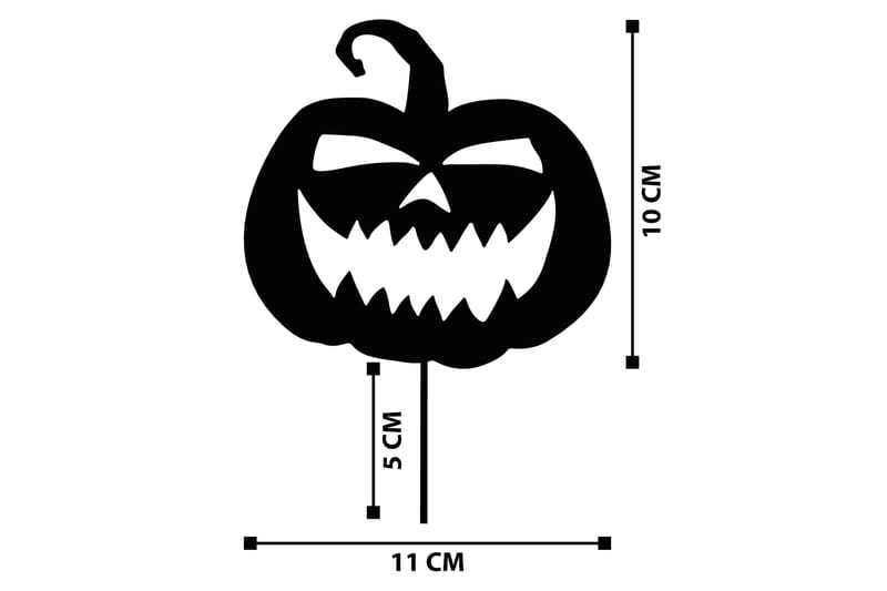 Candle Shadow 4 Vægdekor - Sort - Boligtilbehør - Vægdekoration - Skilt - Emaljeskilte