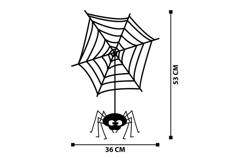 Halloween 13 Vægdekor - Sort - Boligtilbehør - Vægdekoration - Skilt - Emaljeskilte