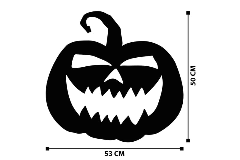 Halloween 14 Vægdekor - Sort - Boligtilbehør - Vægdekoration - Skilt - Emaljeskilte