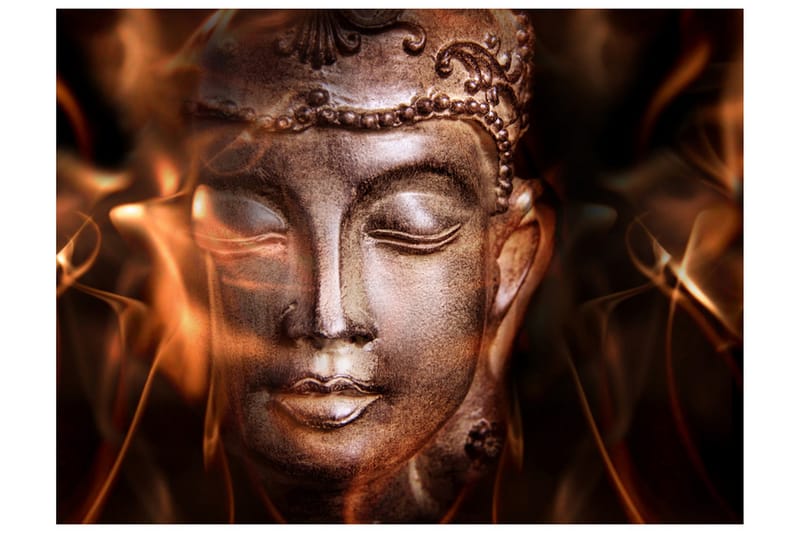 Canvastavle Buddha Fire Of Meditation 250x193 - Artgeist sp. z o. o. - Boligtilbehør - Vægdekoration - Tapeter - Fototapeter