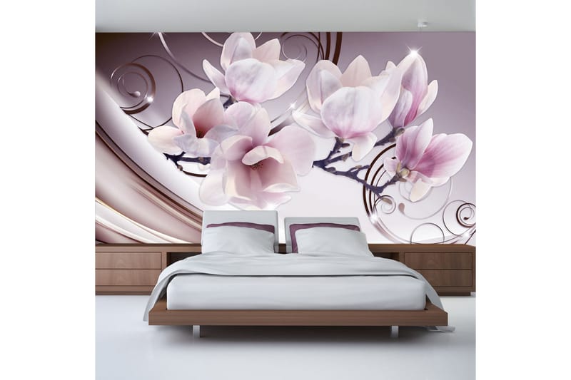 Canvastavle Mød The Magnolias 100x70 - Artgeist sp. z o. o. - Boligtilbehør - Vægdekoration - Tapeter - Fototapeter