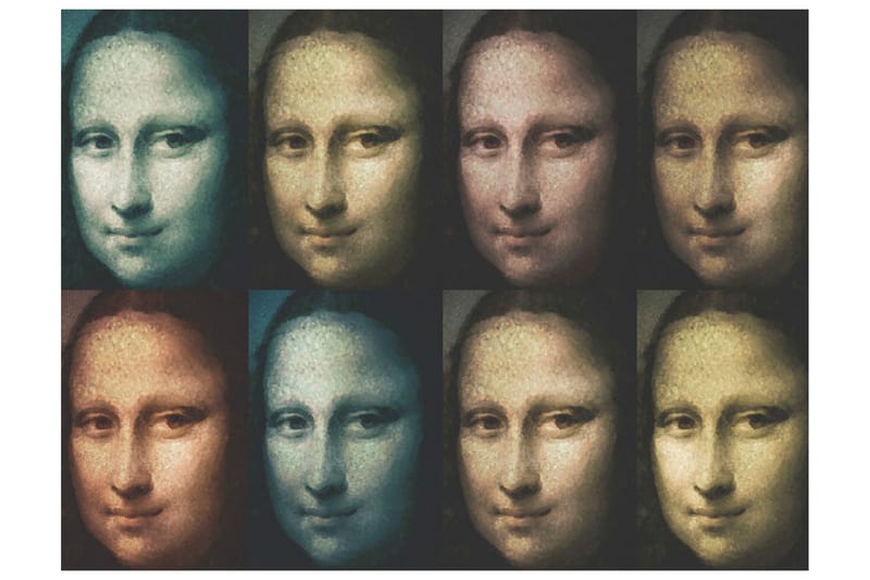 Canvastavle Mona Lisa Pop Art 200x154 - Artgeist sp. z o. o. - Fototapeter