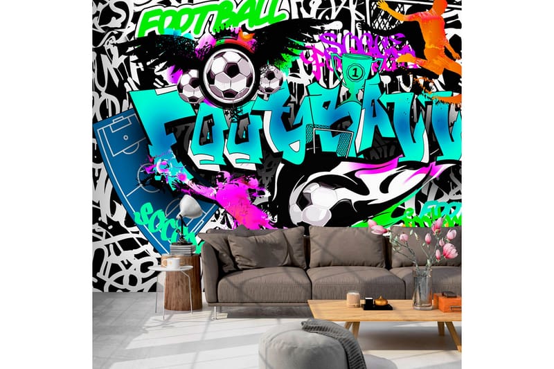 Canvastavle Sport Graffiti 100x70 - Artgeist sp. z o. o. - Boligtilbehør - Vægdekoration - Tapeter - Fototapeter