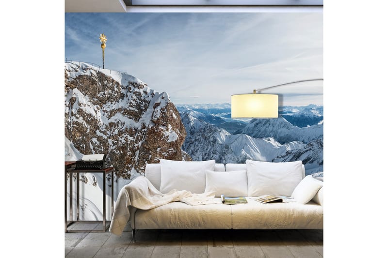 Canvastavle XXL Vinter I Zugspitze 500x280 - Artgeist sp. z o. o. - Boligtilbehør - Vægdekoration - Tapeter - Fototapeter