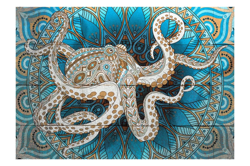 Canvastavle - Zen Octopus 100x70 - Artgeist sp. z o. o. - Boligtilbehør - Vægdekoration - Tapeter - Fototapeter