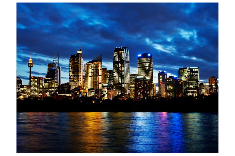 Fototapet Aften Sky Over Sydney 400x309 - Artgeist sp. z o. o. - Boligtilbehør - Vægdekoration - Tapeter - Fototapeter