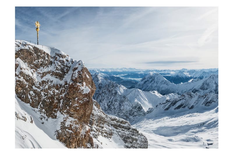 Fototapet Alps Zugspitze 100x70 - Artgeist sp. z o. o. - Boligtilbehør - Vægdekoration - Tapeter - Fototapeter