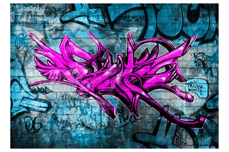 Fototapet Anonymous Graffiti 100x70 - Artgeist sp. z o. o. - Boligtilbehør - Vægdekoration - Tapeter - Fototapeter