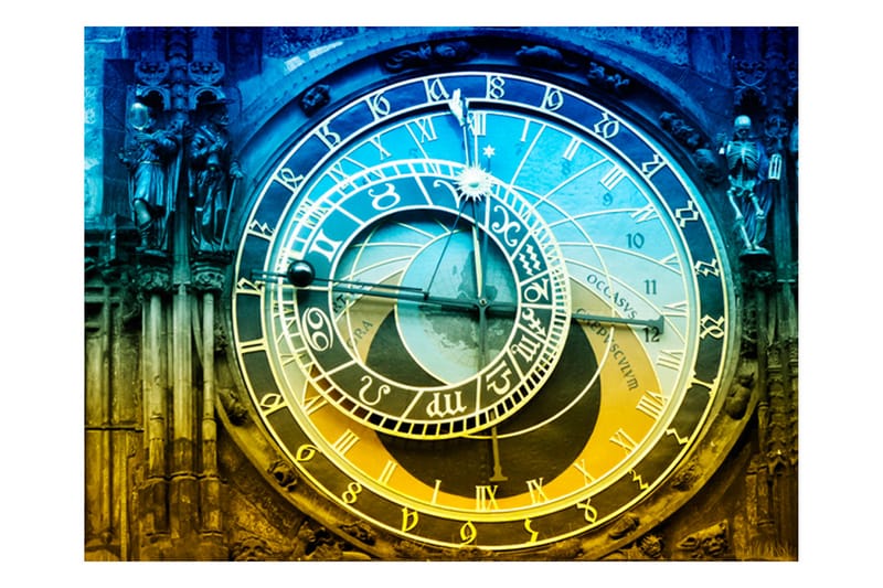 Fototapet Astronomical Clock Prague 250x193 - Artgeist sp. z o. o. - Boligtilbehør - Vægdekoration - Tapeter - Fototapeter