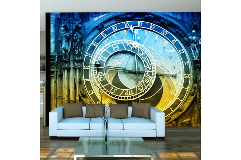 Fototapet Astronomical Clock Prague 200x154 - Artgeist sp. z o. o. - Boligtilbehør - Vægdekoration - Tapeter - Fototapeter