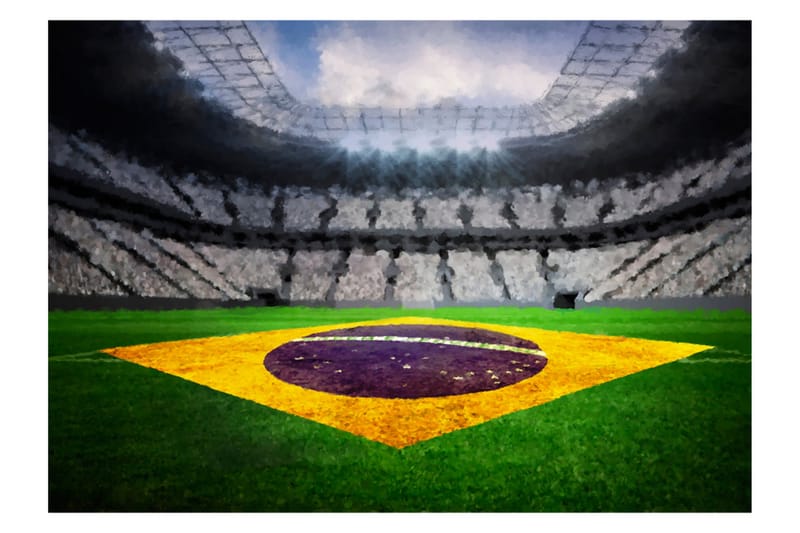 Fototapet Brazilian Stadium 100x70 - Artgeist sp. z o. o. - Boligtilbehør - Vægdekoration - Tapeter - Fototapeter