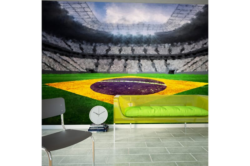 Fototapet Brazilian Stadium 100x70 - Artgeist sp. z o. o. - Boligtilbehør - Vægdekoration - Tapeter - Fototapeter