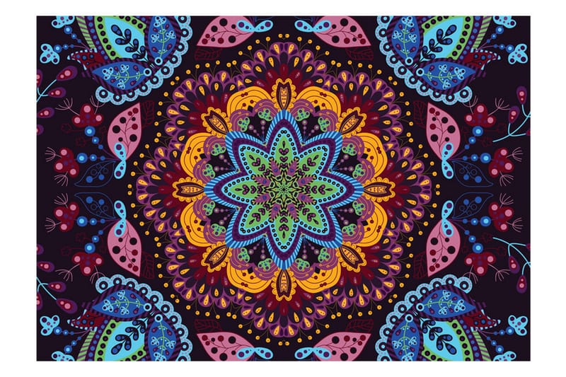 Fototapet Colorful Kaleidoscope 300x210 - Artgeist sp. z o. o. - Boligtilbehør - Vægdekoration - Tapeter - Fototapeter