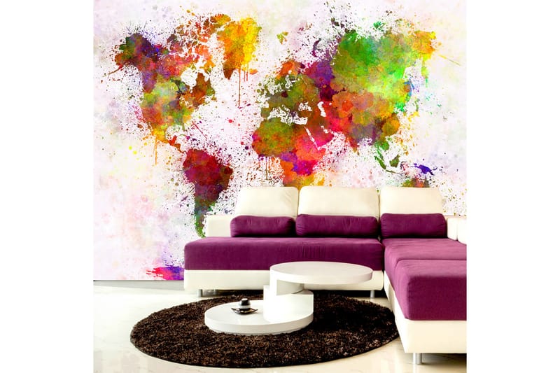 Fototapet Dyed World 250x175 - Artgeist sp. z o. o. - Boligtilbehør - Vægdekoration - Tapeter - Fototapeter