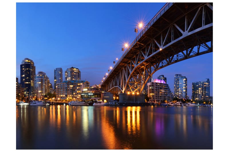 Fototapet Granville Bridge Vancouver Canada 300x231 - Artgeist sp. z o. o. - Boligtilbehør - Vægdekoration - Tapeter - Fototapeter