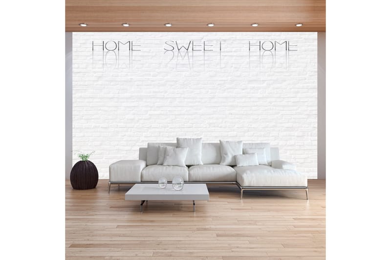 Fototapet Home Sweet Home Wall 400x280 - Artgeist sp. z o. o. - Boligtilbehør - Vægdekoration - Tapeter - Fototapeter