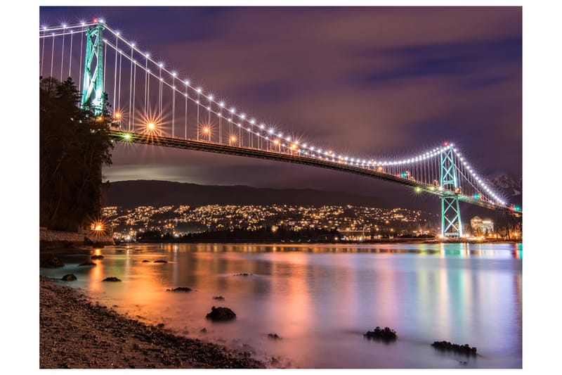 Fototapet Lions Gate Bridge Vancouver Canada 300x231 - Artgeist sp. z o. o. - Boligtilbehør - Vægdekoration - Tapeter - Fototapeter