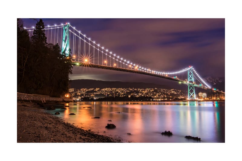 Fototapet Lions Gate Bridge Vancouver Canada 450x270 - Artgeist sp. z o. o. - Boligtilbehør - Vægdekoration - Tapeter - Fototapeter