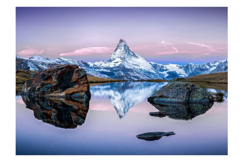 Fototapet Lonely Mountain 250x175 - Artgeist sp. z o. o. - Boligtilbehør - Vægdekoration - Tapeter - Fototapeter