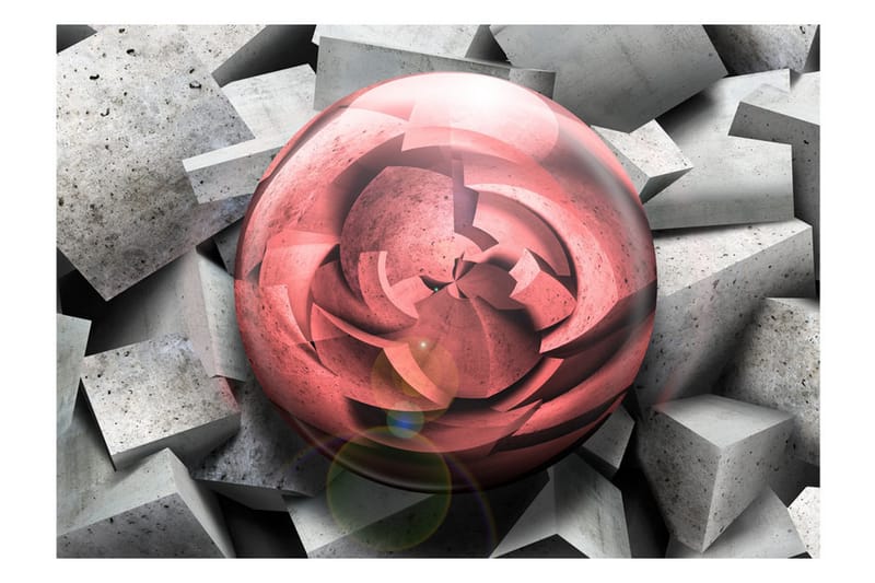 Fototapet Stone Rose 300x210 - Artgeist sp. z o. o. - Boligtilbehør - Vægdekoration - Tapeter - Fototapeter