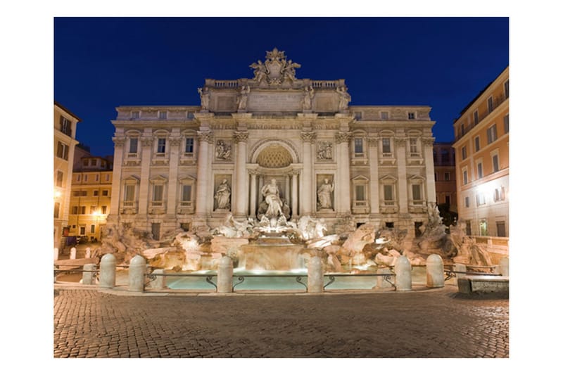 Fototapet Trevi Fountain Rome 200x154 - Artgeist sp. z o. o. - Boligtilbehør - Vægdekoration - Tapeter - Fototapeter