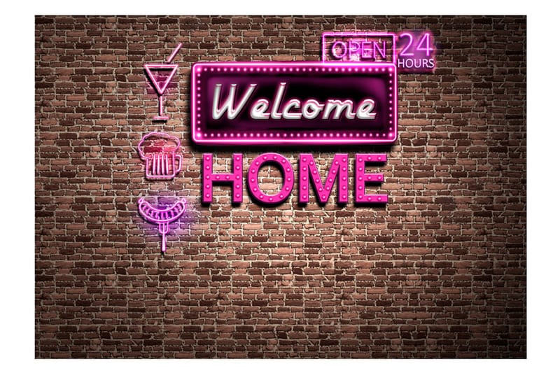 Fototapet Welcome Home 300x210 - Artgeist sp. z o. o. - Boligtilbehør - Vægdekoration - Tapeter - Fototapeter