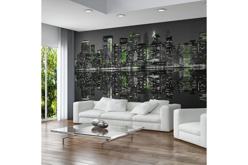 Fototapet XXL NYC Sleeps 550x270 - Artgeist sp. z o. o. - Boligtilbehør - Vægdekoration - Tapeter - Fototapeter