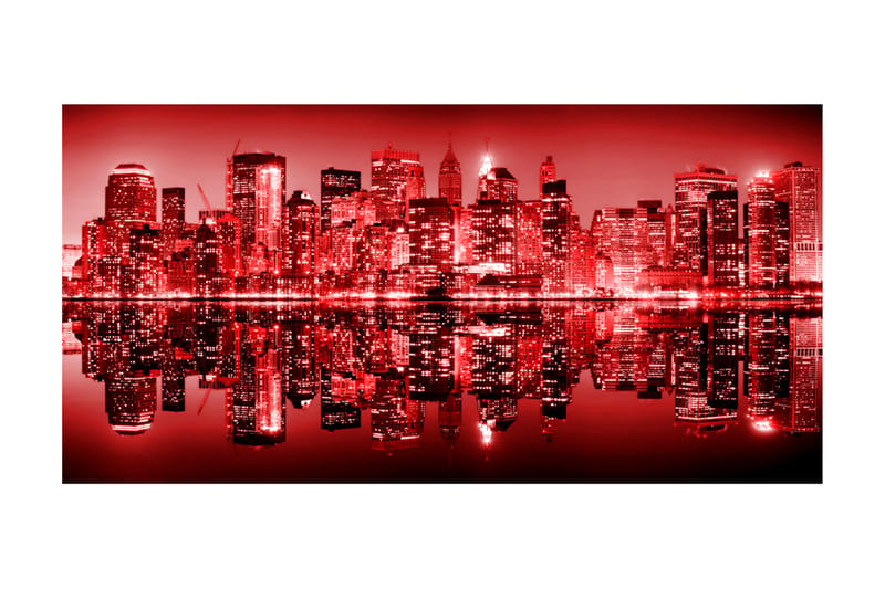 Fototapet XXL Red-Hot NYC 550x270 - Artgeist sp. z o. o. - Boligtilbehør - Vægdekoration - Tapeter - Fototapeter