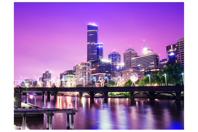 Fototapet Yarra River Melbourne 350x270 - Artgeist sp. z o. o. - Boligtilbehør - Vægdekoration - Tapeter - Fototapeter