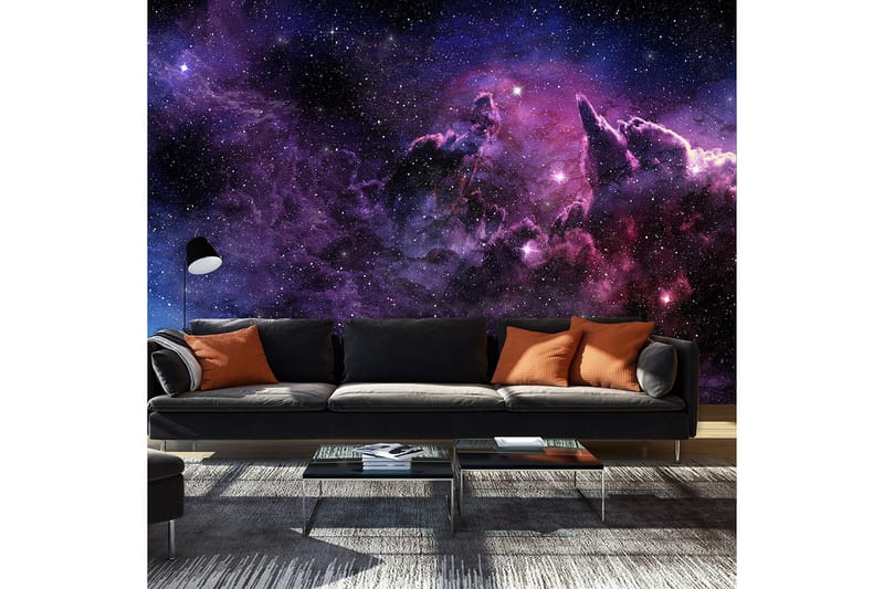 Fototapet Purple Nebula 100x70 - Artgeist sp. z o. o. - Boligtilbehør - Vægdekoration - Tapeter - Fototapeter