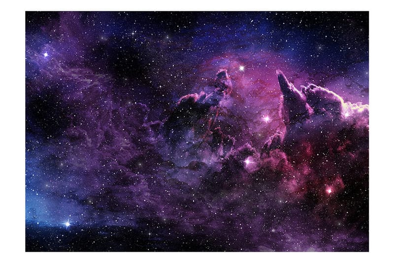 Fototapet Purple Nebula 200x140 - Artgeist sp. z o. o. - Boligtilbehør - Vægdekoration - Tapeter - Fototapeter