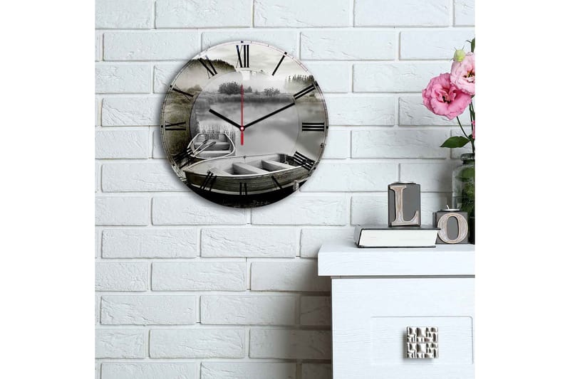 Decorative MDF Clock 30x - Boligtilbehør - Vægdekoration - Vægure & Ure